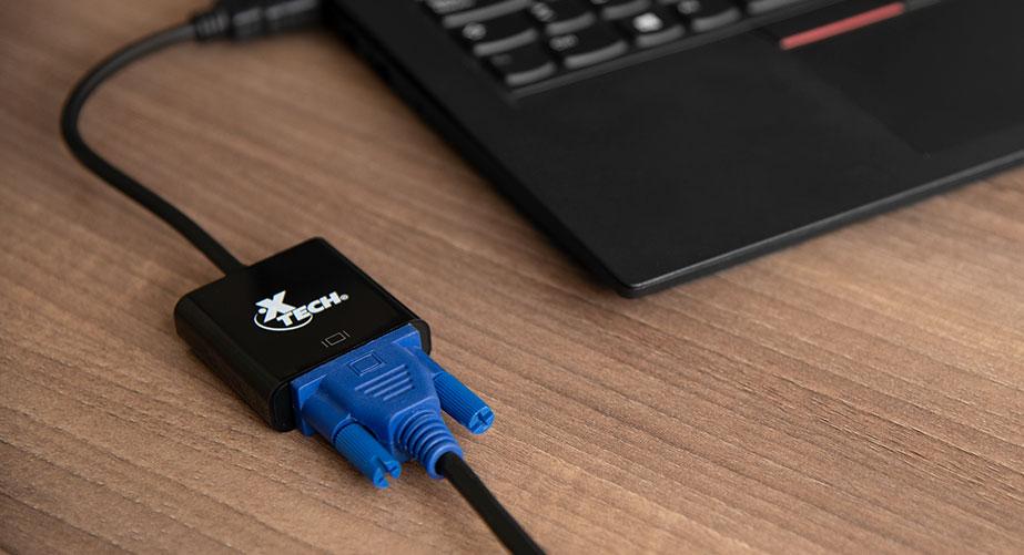 Adaptador de Vídeo HDMI macho a VGA hembra XTC363 Xtech Precio Costa